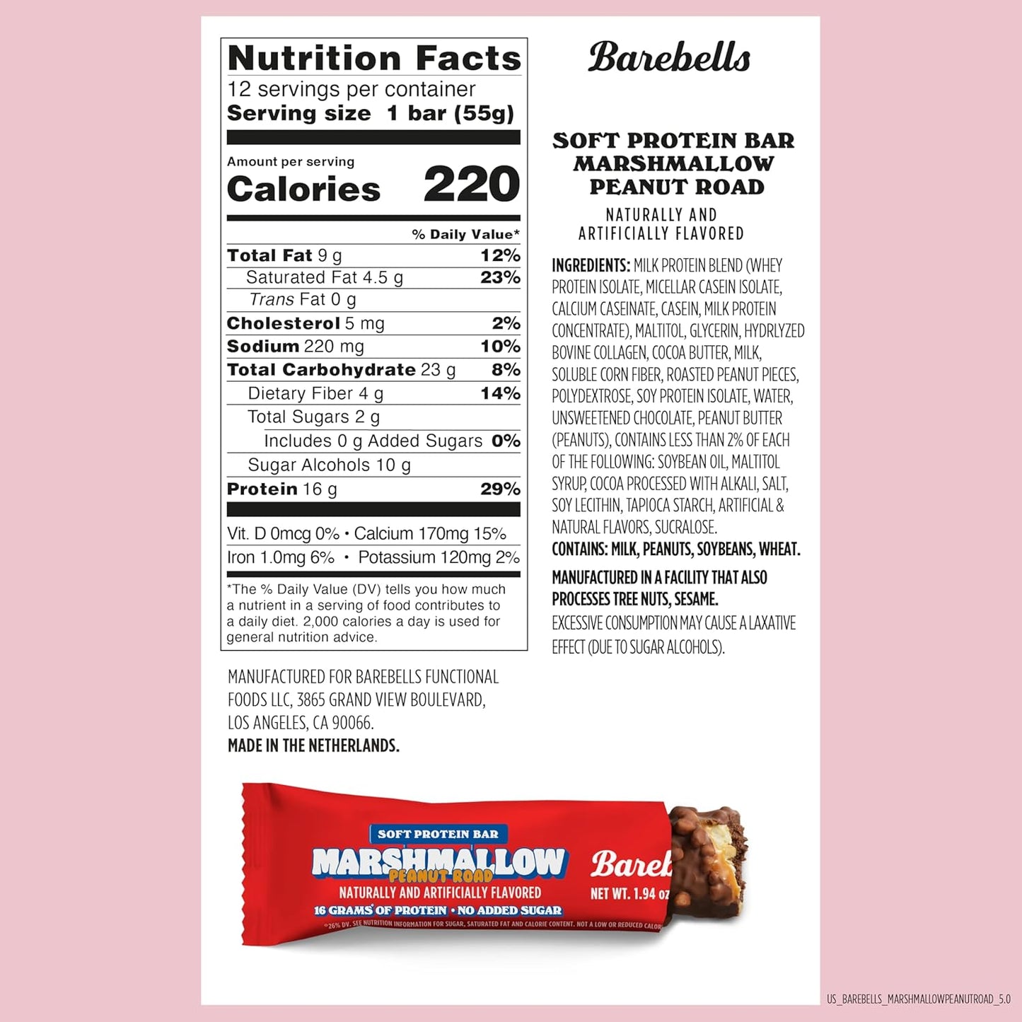 Barebells Protein Bars - 12 Pack