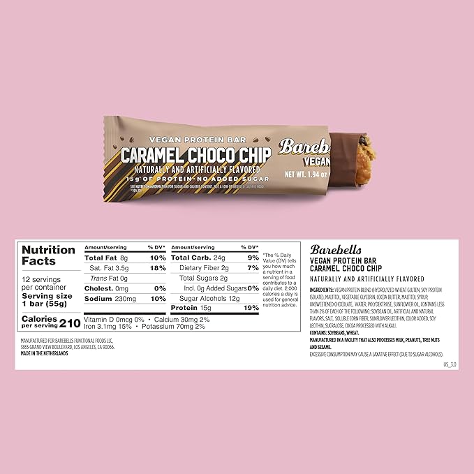Barebells Protein Bars - 12 Pack