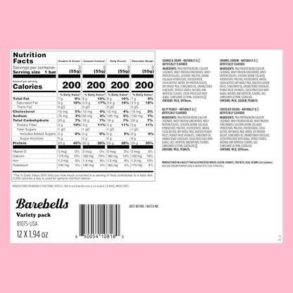 Barebells Protein Bars - 12 Pack