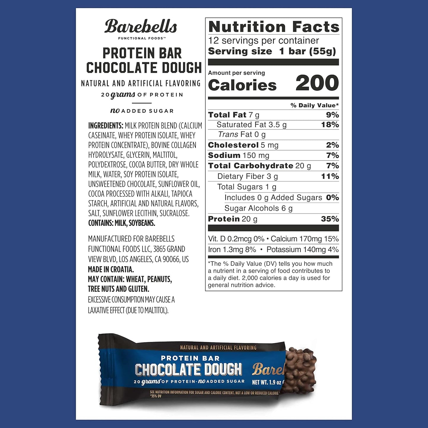 Barebells Protein Bars - 12 Pack