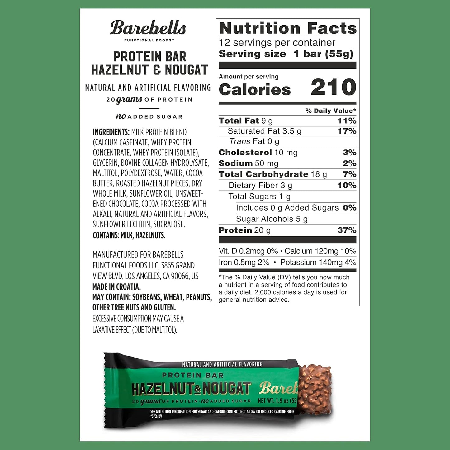 Barebells Protein Bars - 12 Pack