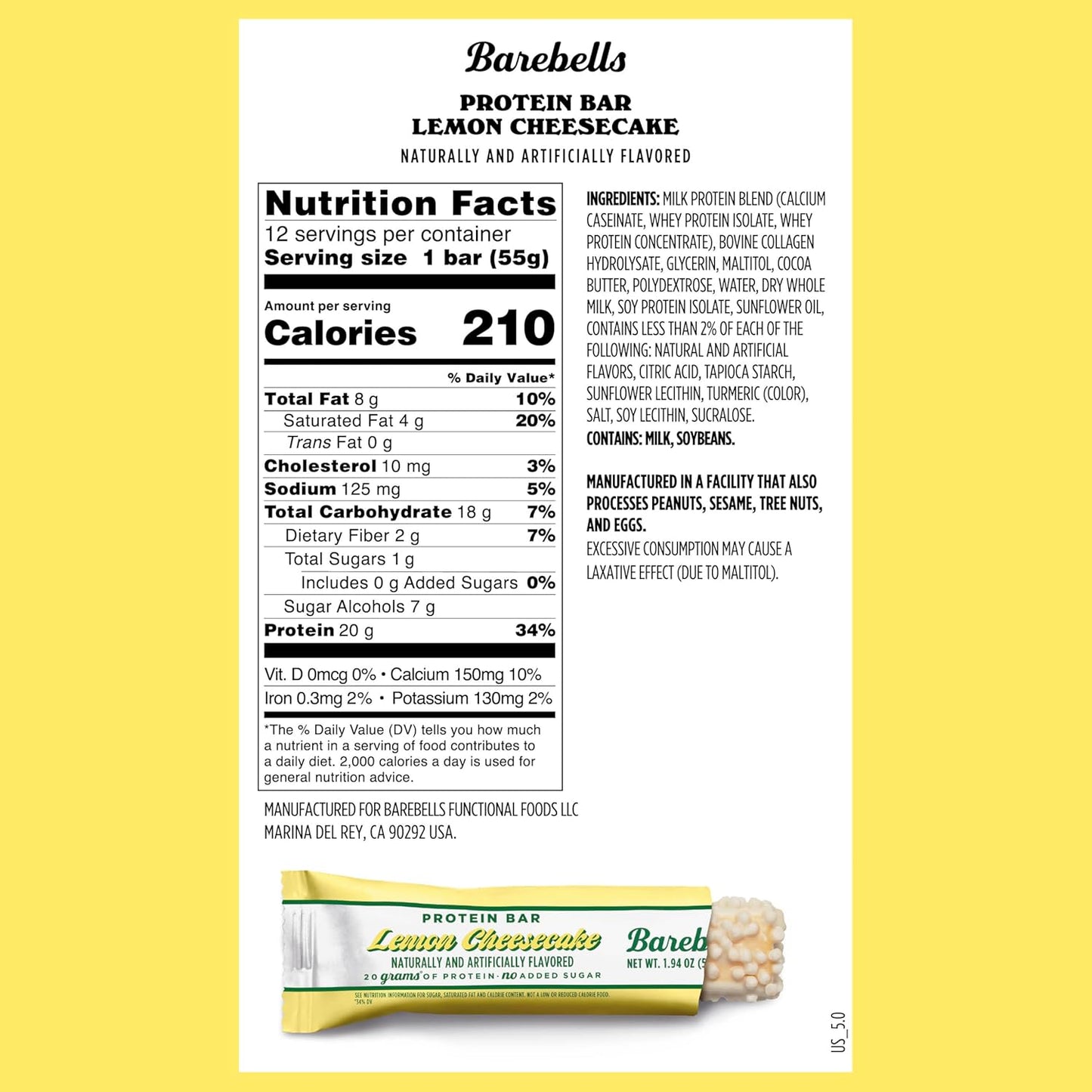 Barebells Protein Bars - 12 Pack